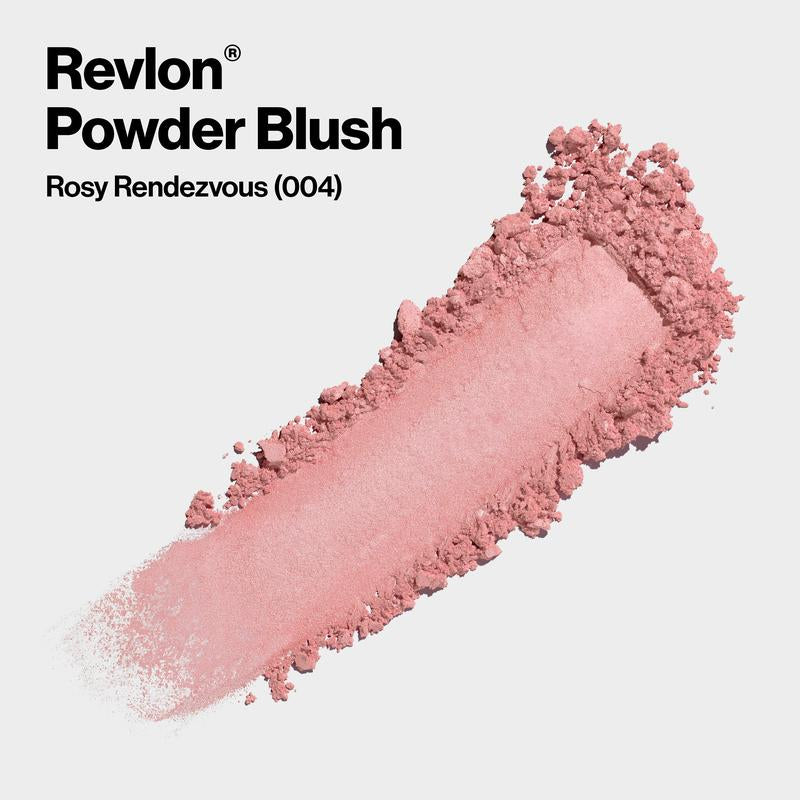 Revlon Powder Blush, Buildable & Versatile Blush for Flawless Application, Perfect Shades for Fresh Look All Day