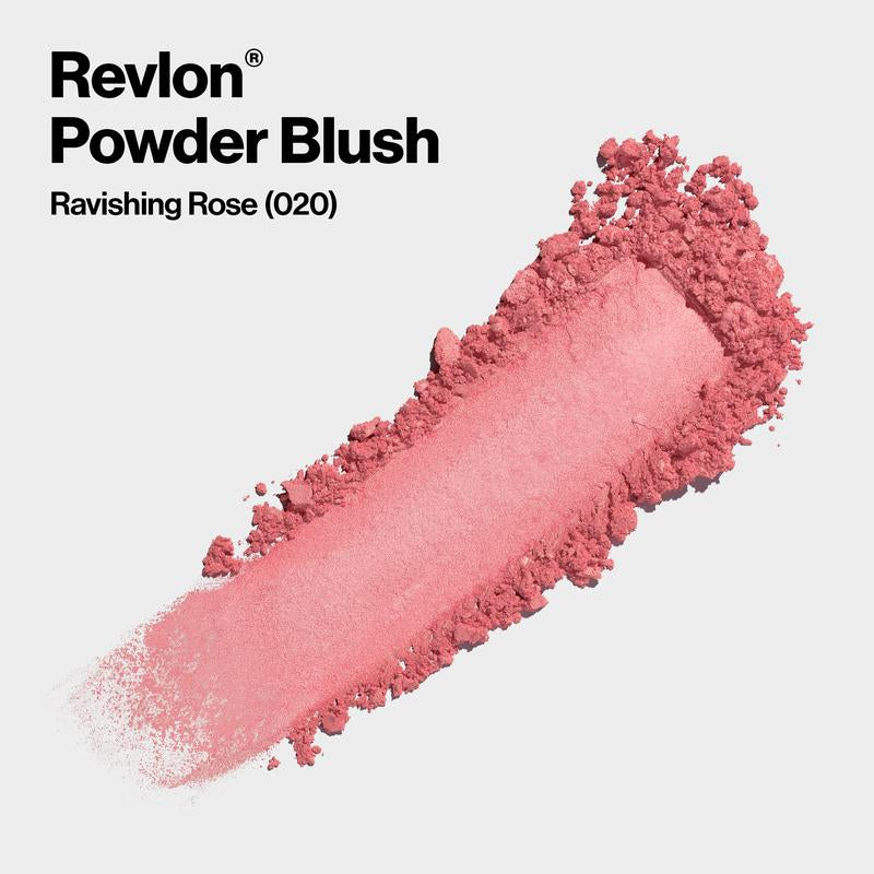 Revlon Powder Blush, Buildable & Versatile Blush for Flawless Application, Perfect Shades for Fresh Look All Day