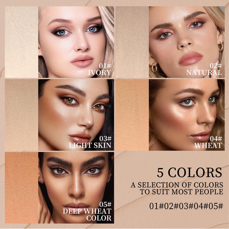 O'CHEAL Dual -Ended Long-Wear Lightweight Foundation Contour Stick - Brightening Effect, Blemish Concealer for Face Contouring Double