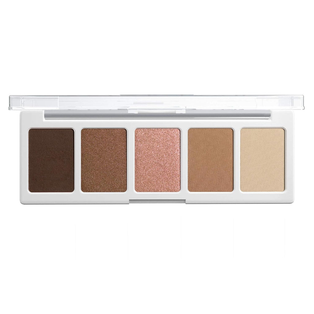 Color Icon Eyeshadow Makeup 5 Pan Palette, Matte, Shimmer, Metallic, Long Wearing, Rich Buttery Pigment, Cruelty Free - Walking on Eggshells