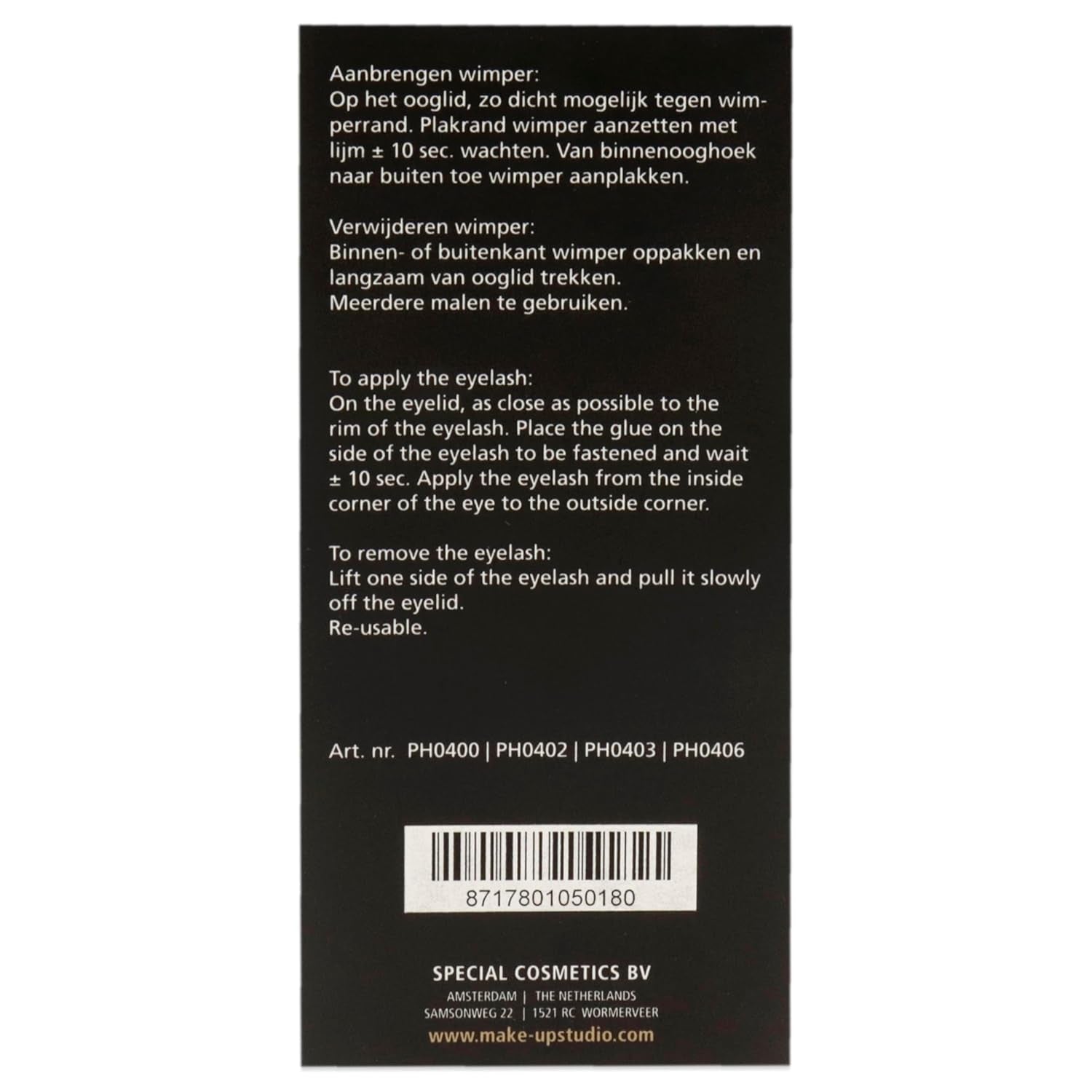 Eyelashes - 29 by  for Women - 1 Pair Eyelashes