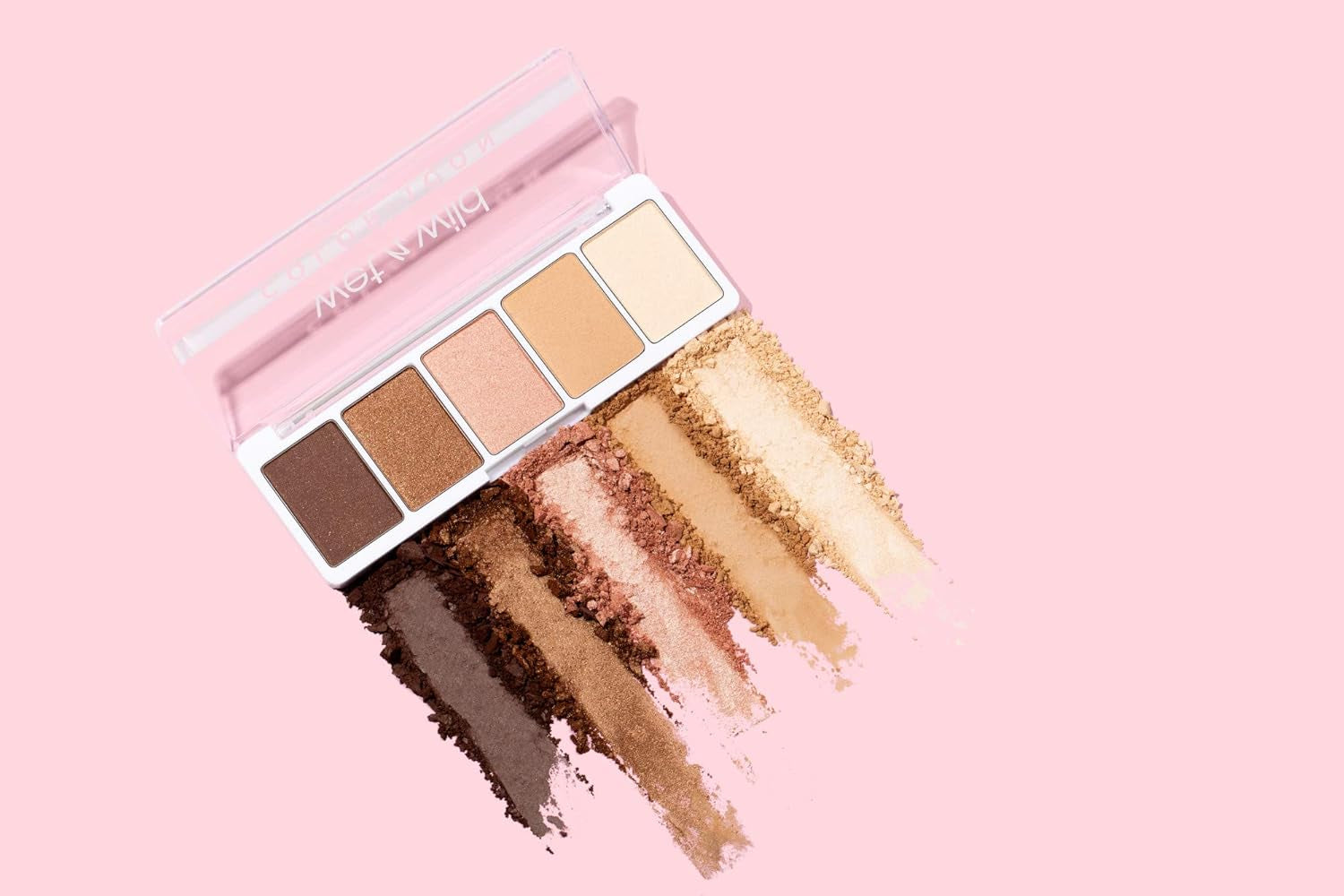 Color Icon Eyeshadow Makeup 5 Pan Palette, Matte, Shimmer, Metallic, Long Wearing, Rich Buttery Pigment, Cruelty Free - Walking on Eggshells