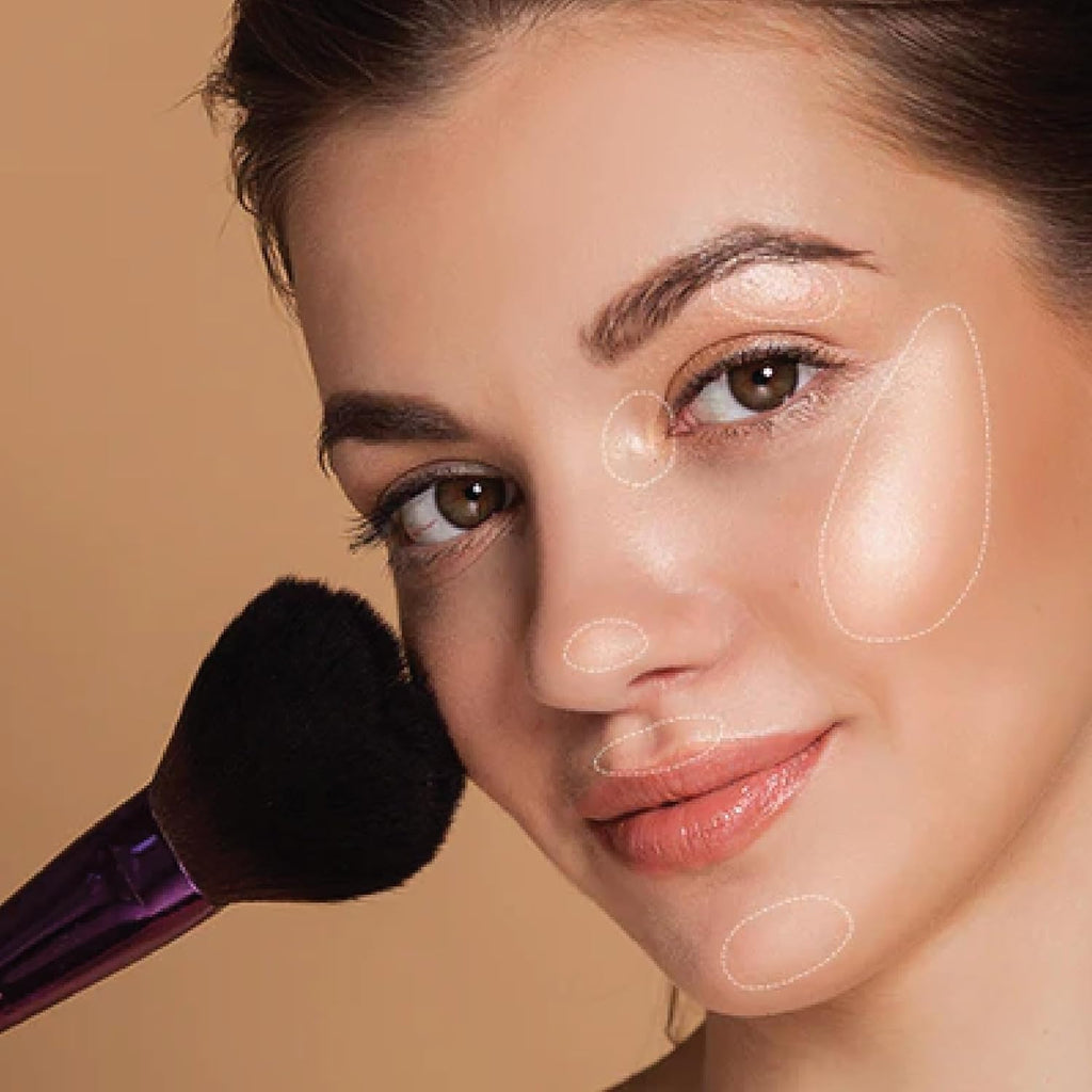 Luminous Glow Bronzer Palette with Glitter Finish