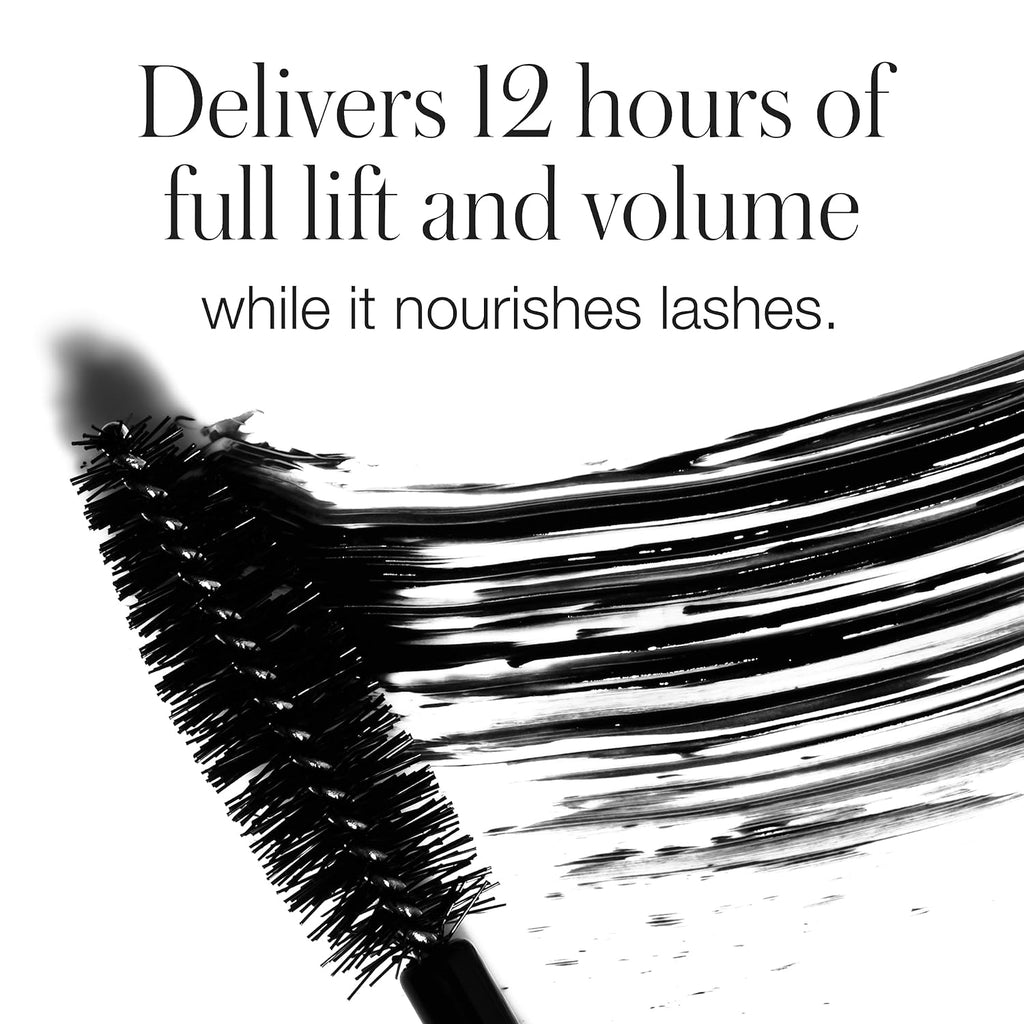 Straight up Volumizing Peptide Mascara – Black, Lash-Lengthening & Thickening Formula, Nourishing Peptides, Waterproof, Vegan & Cruelty-Free, 8Ml