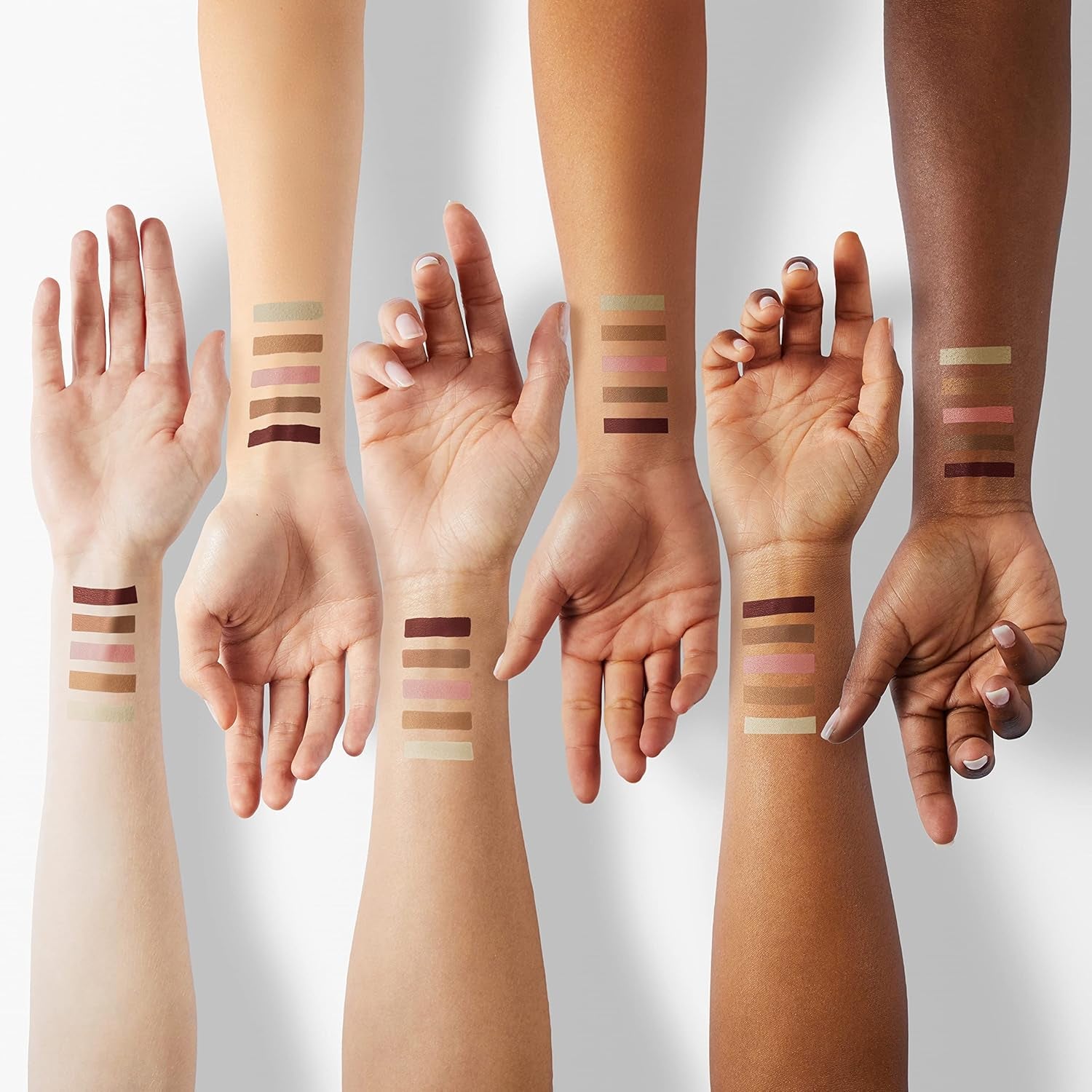 Color Icon Eyeshadow Makeup 5 Pan Palette, Matte, Shimmer, Metallic, Long Wearing, Rich Buttery Pigment, Cruelty Free - Walking on Eggshells