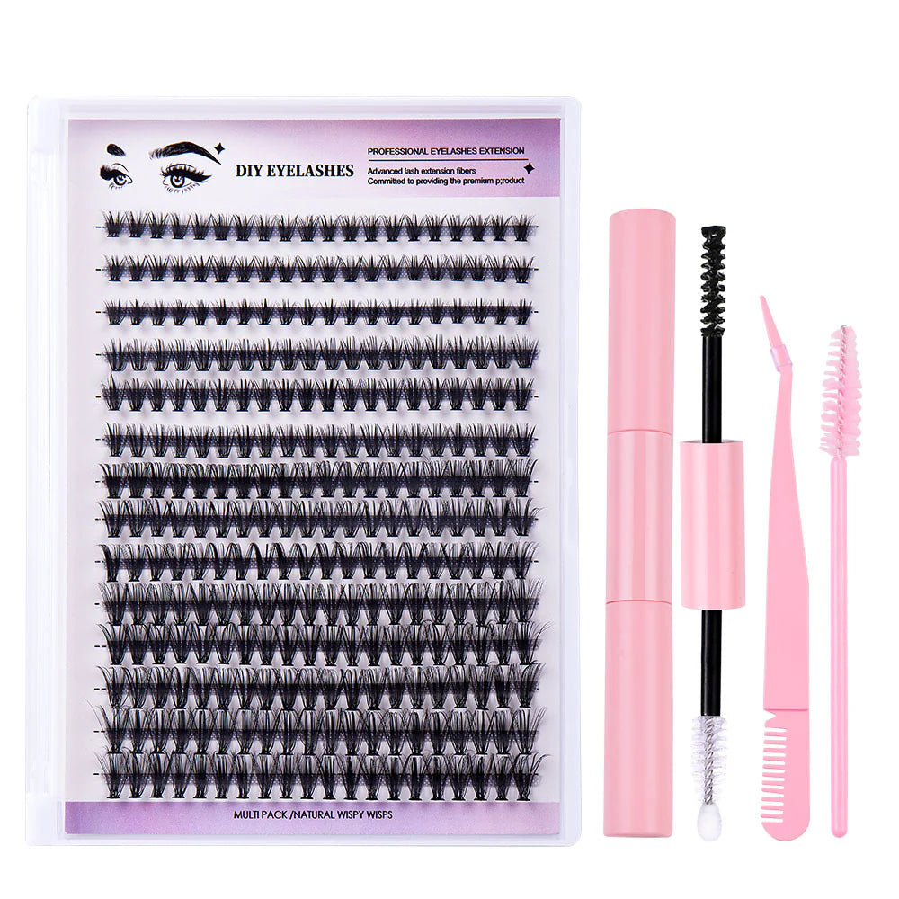 Sectioned Organic Dense Single Fake Lashes Eyelash Extensions