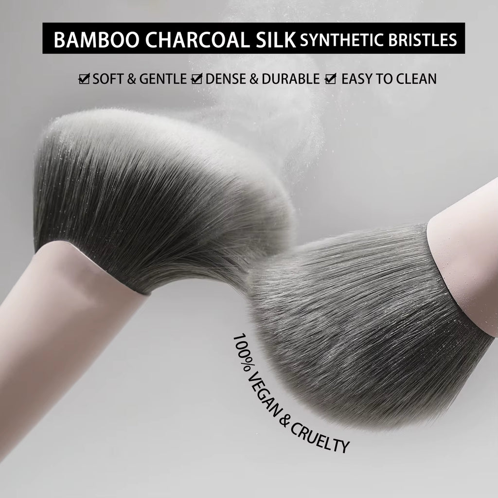 12/15 PCS Professional Makeup Brushes Sets Vegan Premium Cosmetics Tool Kakubi Podwer Angled Contour Blush Eyeshadow Brush