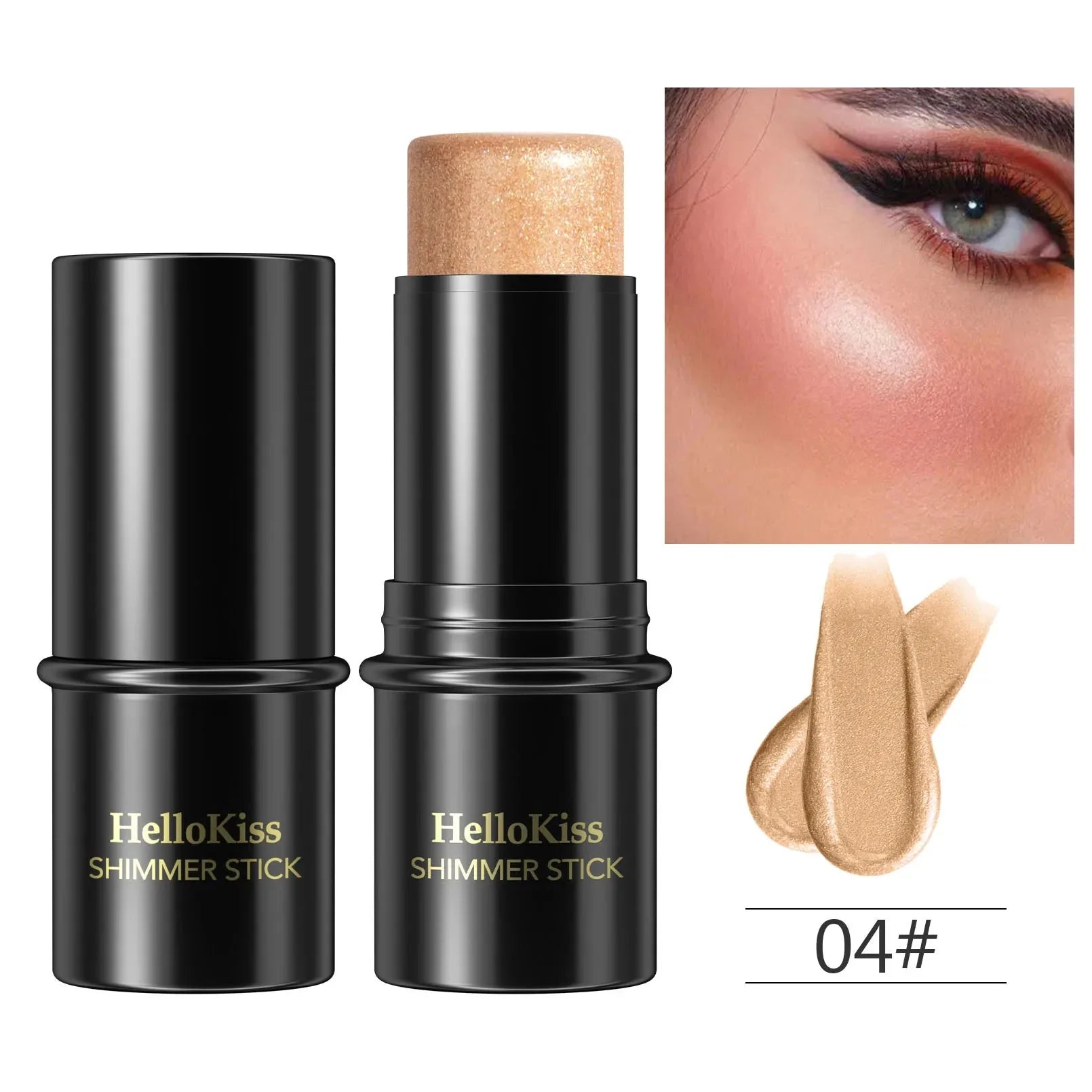 Highlighting and Bronzing Stick for Face Brightening and Contouring - Long-Lasting Blusher and Concealer Pen