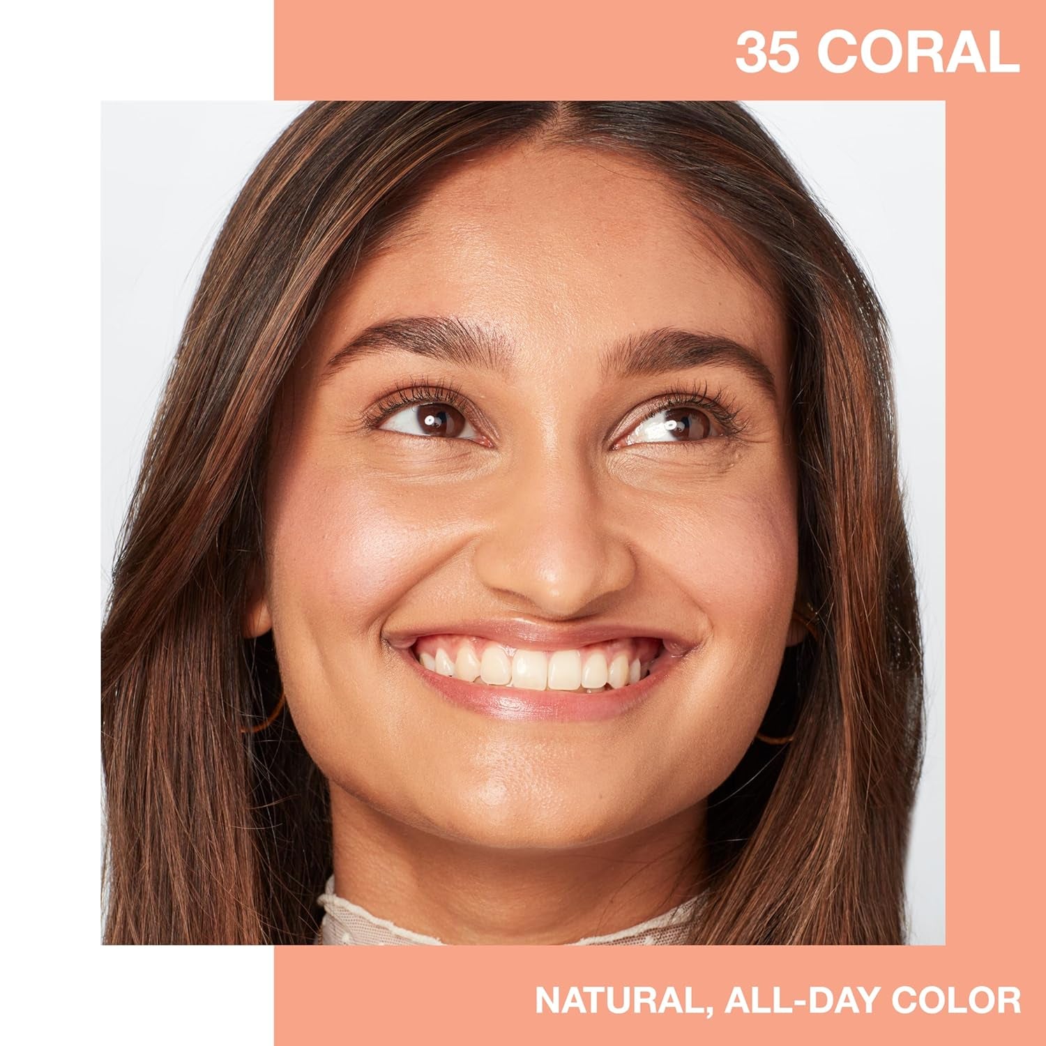 Fit Me Blush, Lightweight, Smooth, Blendable, Long-Lasting All-Day Face Enhancing Makeup Color, Coral, 1 Count