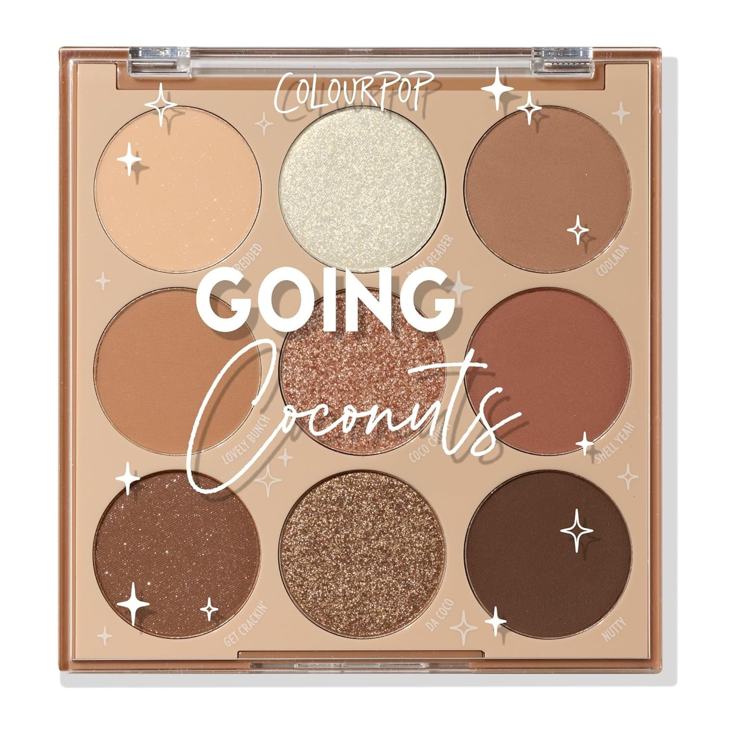 Going Coconuts Eyeshadow Palette - Cool-Toned Neutral Eyeshadow Palette with Ultra-Velvety and Silky Finishes - High-Pigment Eye Makeup with a Long-Wearing Formula (0.3 Oz)