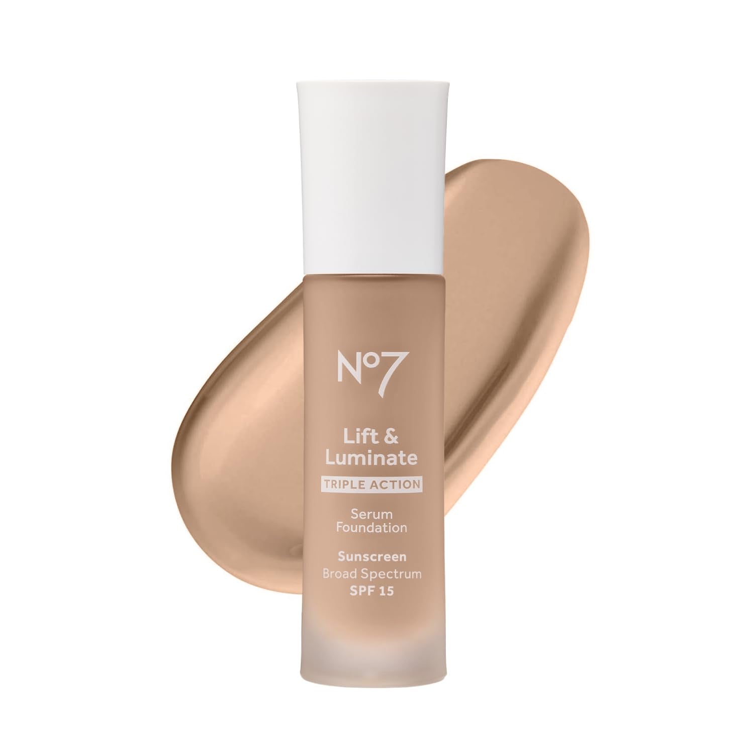 Lift & Luminate Triple Action Serum Foundation - Liquid Makeup with SPF 15 for a Dewy, Glowy Base - Radiant Formula for Mature Skin - Cool Ivory (1 Fl Oz)