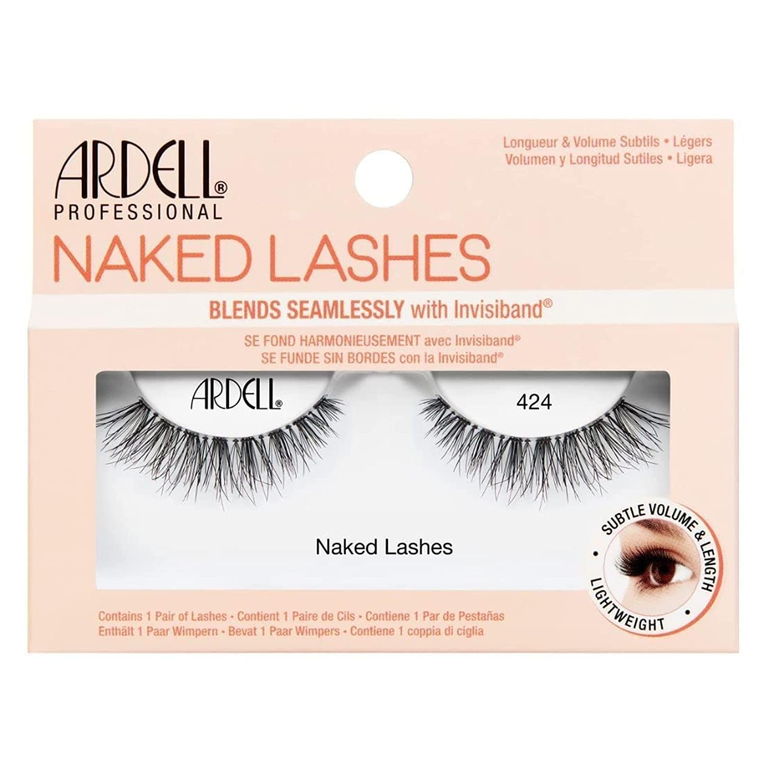 Ardell Naked Lashes Echthaarwimpern, Das Original Für Einen Unverkennbaren Look (Style 421)