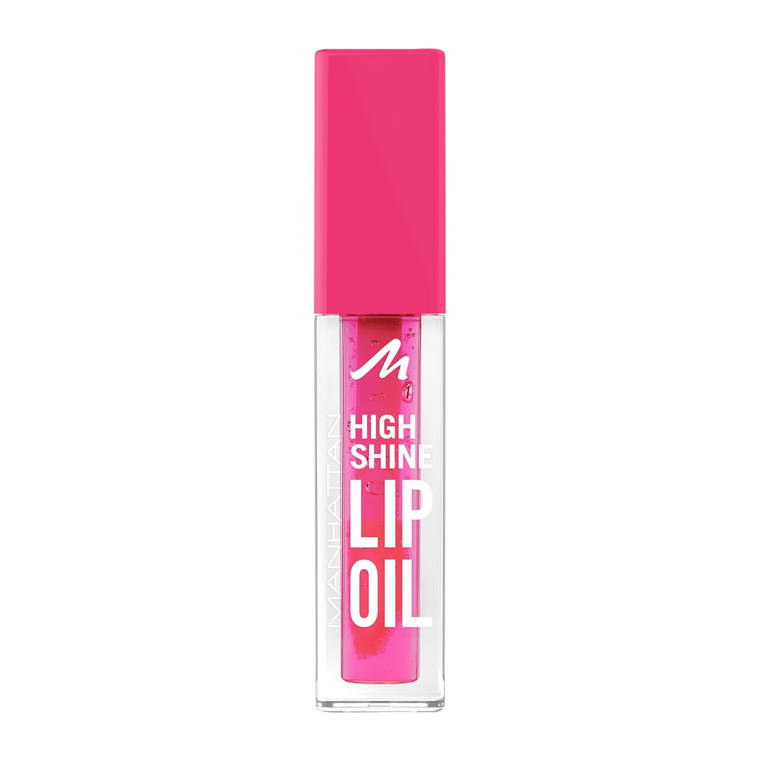 Manhattan High Shine Lip Oil 001 Pink Flush, Intensive Lippenpflege Mit Vitamin E Und Kokosöl Für Ein Natürlich Glänzendes Finish, Vegan