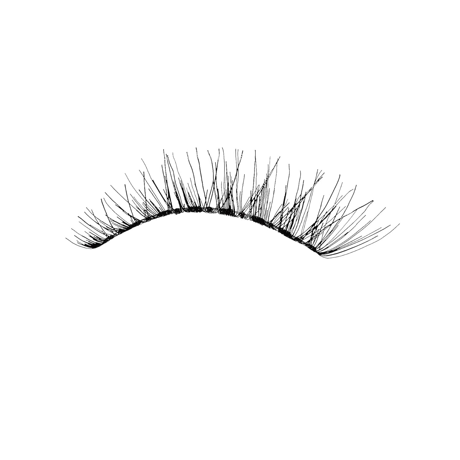 KISS Ever EZ Lashes, 10 Stück, 100% Echthaar, Braun, Falsche Wimpern