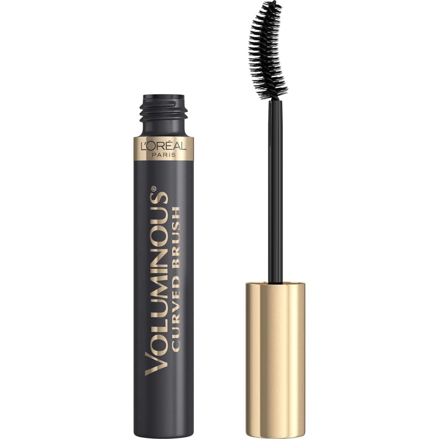 Makeup Voluminous Original Curved Brush Mascara, Black, 0.28 Fl Oz