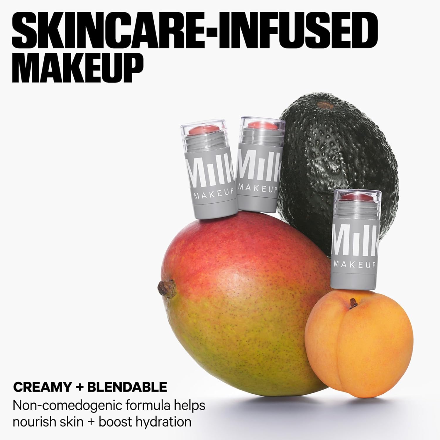 Lip + Cheek Stick – Buildable Cream Blush + Lip Color W/Hydrating Mango Butter + Avocado Oil for a Natural Flush – Long-Lasting, Multiuse, Vegan Formula