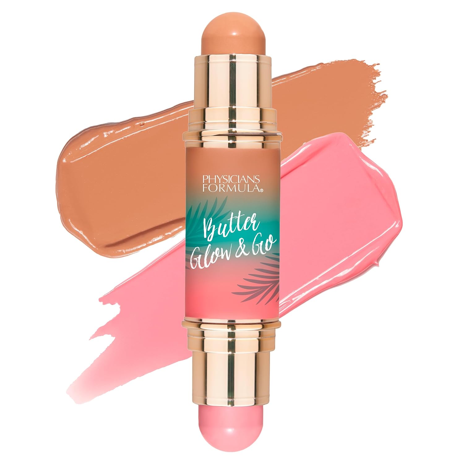 Butter Glow & Go Multiuse Stick, Ultra-Creamy Radiant Finish Formula with Murumuru Butter, Vegan & Cruelty-Free- Sunkissed Rose