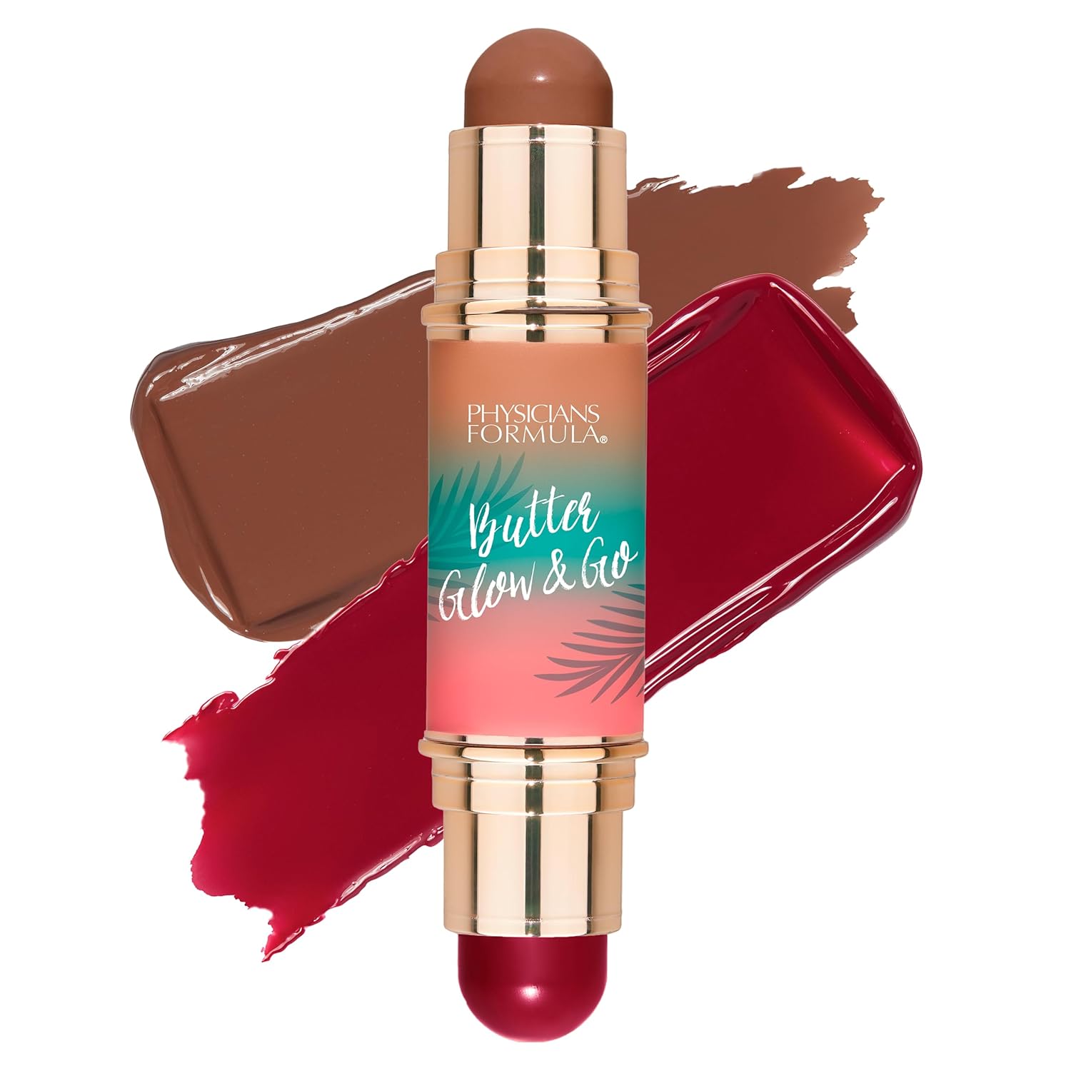 Butter Glow & Go Multiuse Stick, Ultra-Creamy Radiant Finish Formula with Murumuru Butter, Vegan & Cruelty-Free- Sunkissed Rose