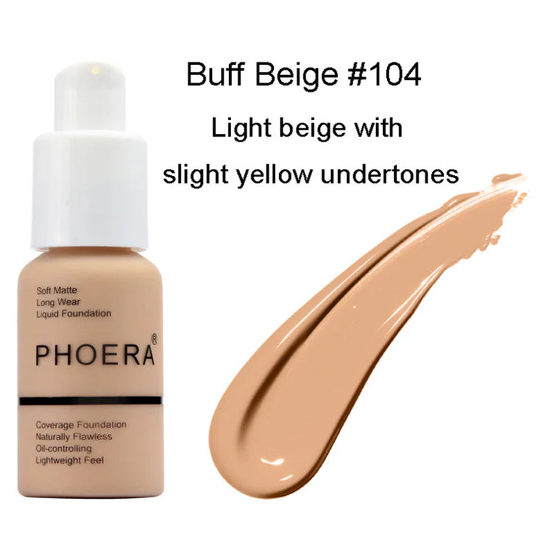 Matte Finish Oil-Free Concealer Foundation Cream