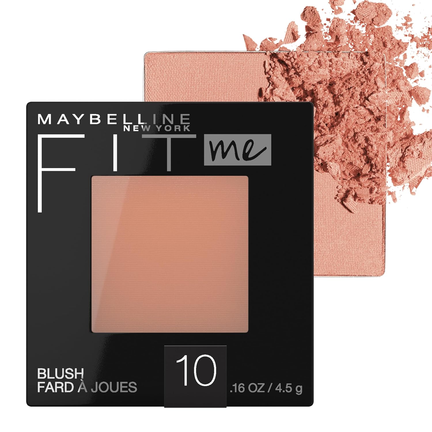 Fit Me Blush, Lightweight, Smooth, Blendable, Long-Lasting All-Day Face Enhancing Makeup Color, Buff, 1 Count