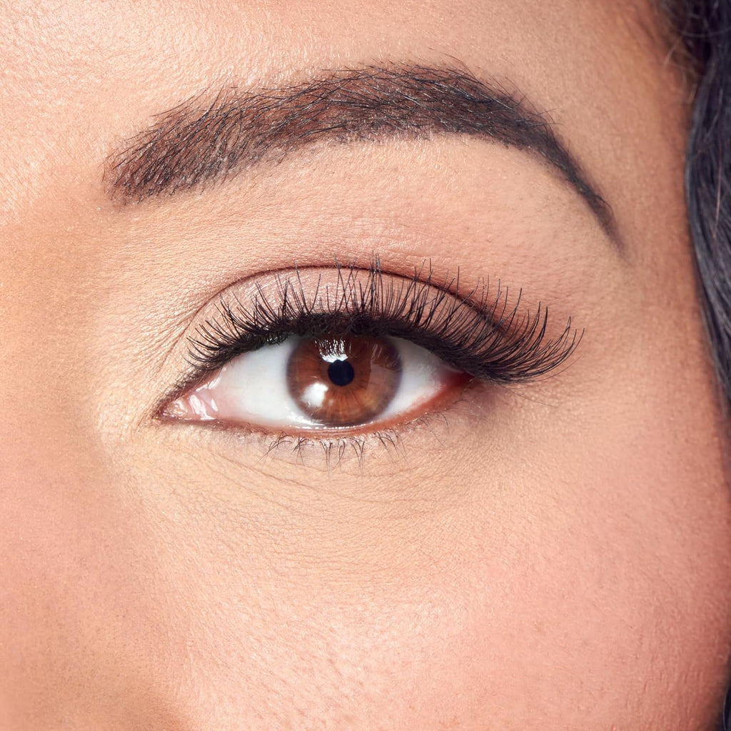 KISS Ever EZ Lashes, 10 Stück, 100% Echthaar, Braun, Falsche Wimpern