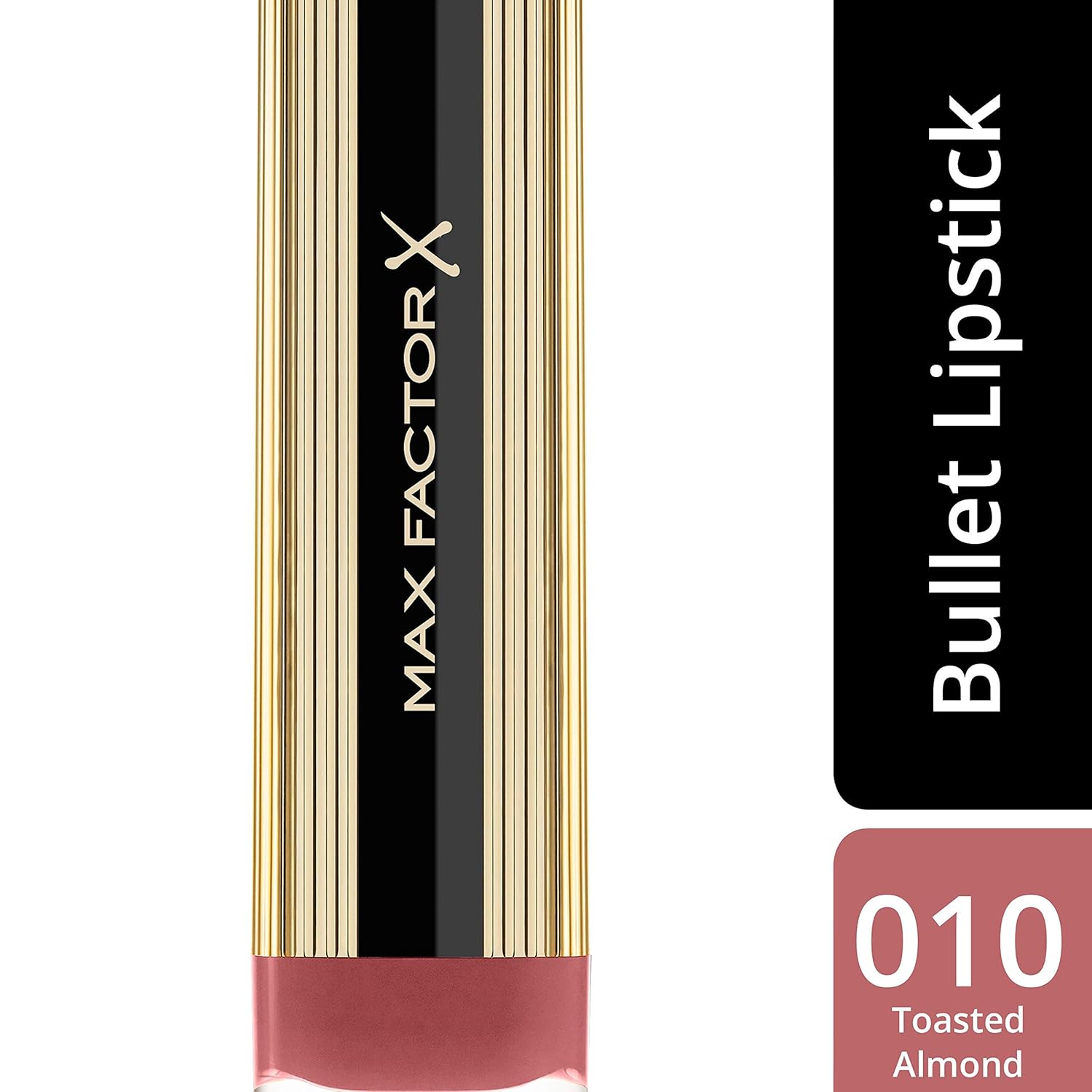 Max Factor Colour Elixir Lipstick Toasted Almond 010, Pflegender Lippenstift, Der Mit Einem Brillanten, Intensiven Farbergebnis Begeistert, Fb. 010 Toasted Almond