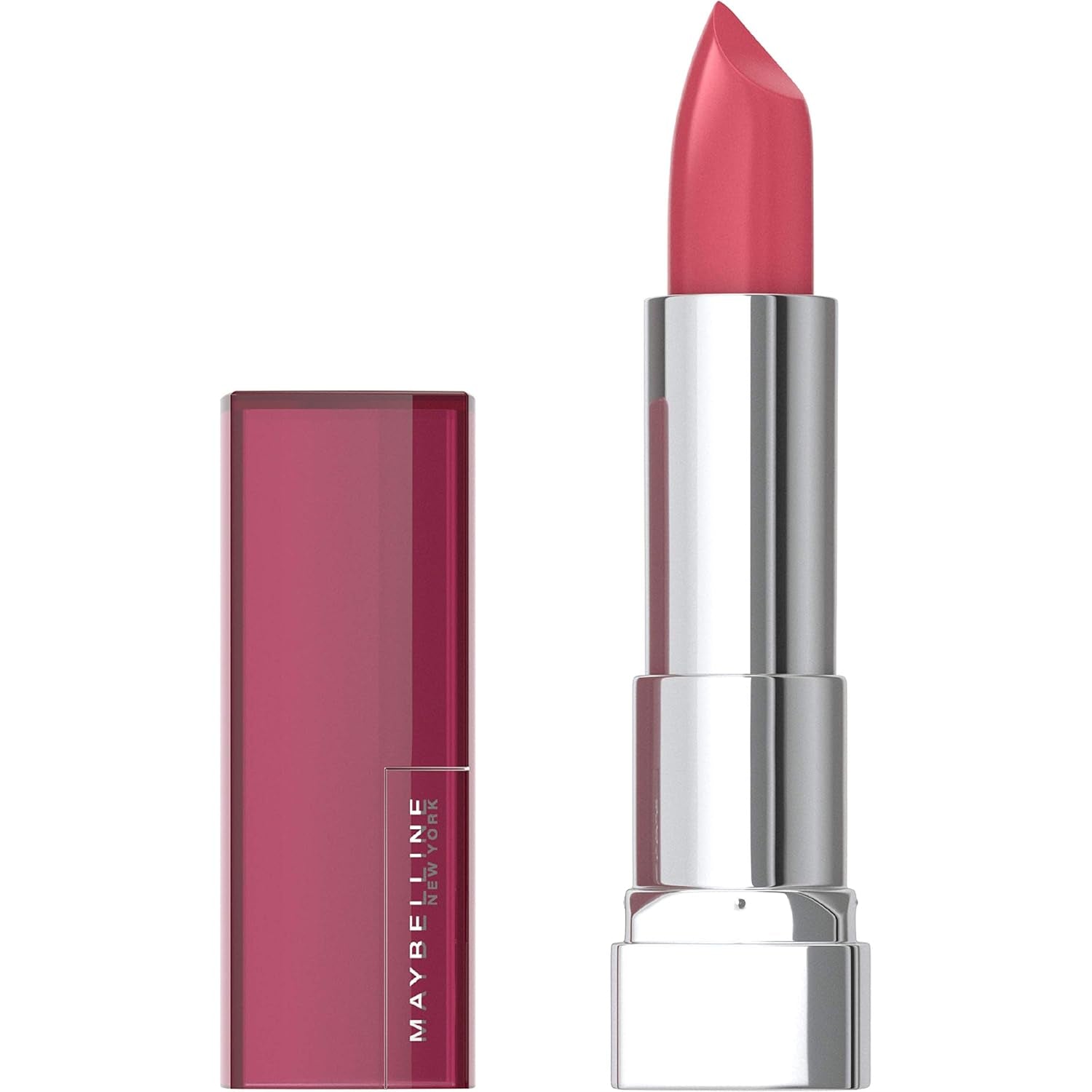 Color Sensational Lipstick, Lip Makeup, Cream Finish, Hydrating Lipstick, Pink Wink, Coral Pink ,1 Count