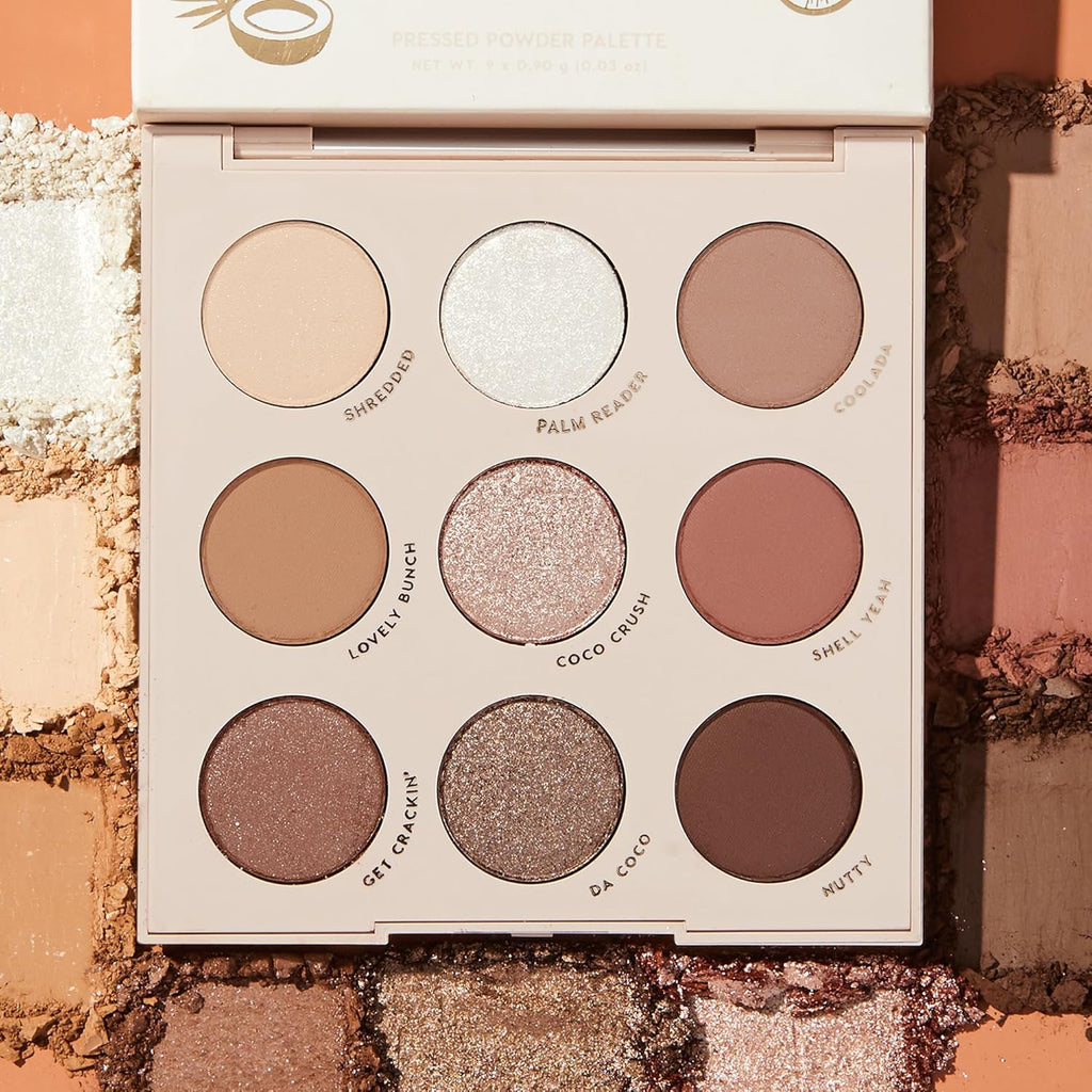 Going Coconuts Eyeshadow Palette - Cool-Toned Neutral Eyeshadow Palette with Ultra-Velvety and Silky Finishes - High-Pigment Eye Makeup with a Long-Wearing Formula (0.3 Oz)