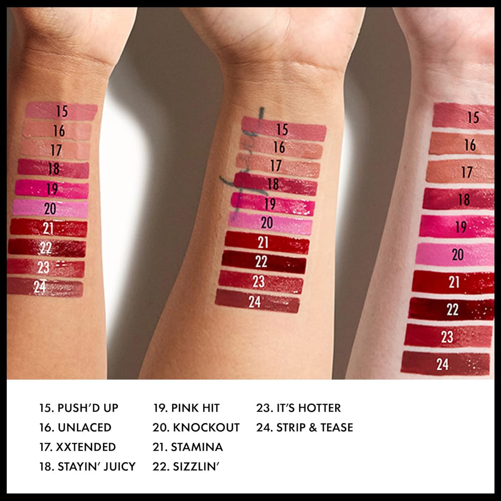 Lip Lingerie XXL Matte Liquid Lipstick - Pack of 2 (Sizzlin', Stamina)