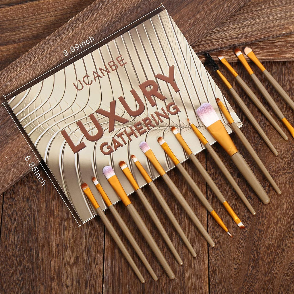 Luxury Gathering Neutral Eyeshadow Makeup Palette, Naked Shimmer Matte Metallic Glitter Subtle Eyes Shadow,High Pigmented Nudes Creamy Smokey Pallet Set