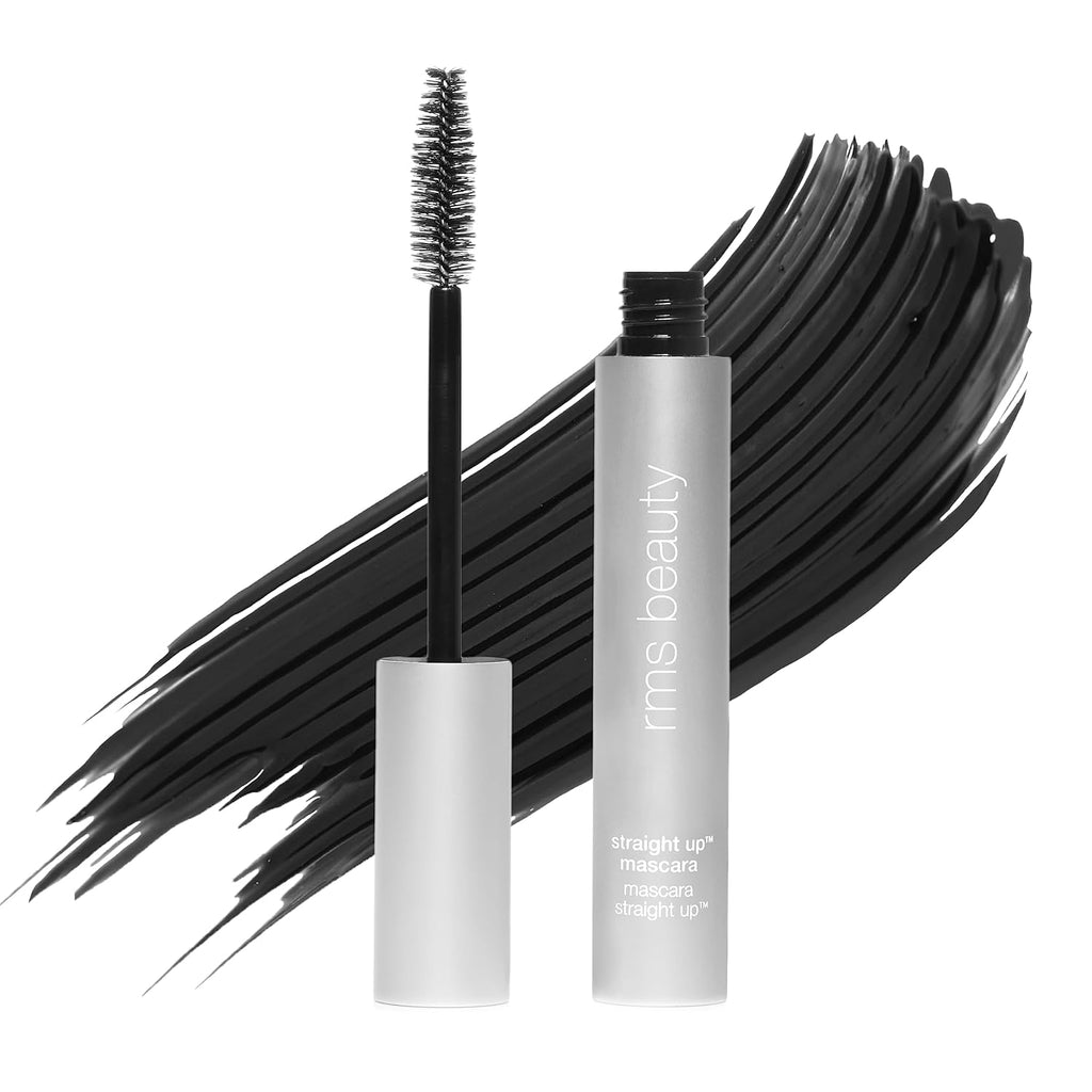 Straight up Volumizing Peptide Mascara – Black, Lash-Lengthening & Thickening Formula, Nourishing Peptides, Waterproof, Vegan & Cruelty-Free, 8Ml