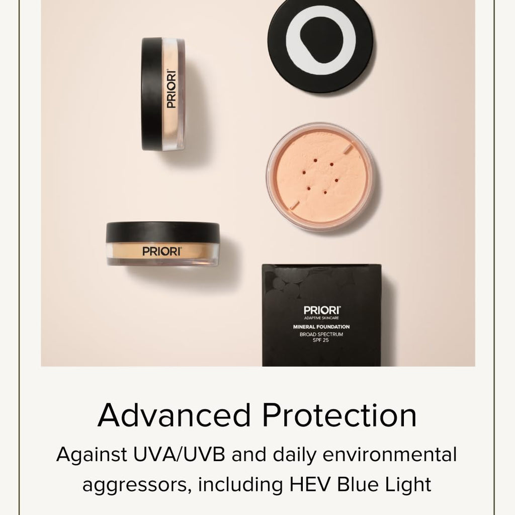 Mineral Foundation, Natural Loose Make up Powder, Sunscreen Protection, Advanced Skin Correction, Recommended for Sensitive Complexion