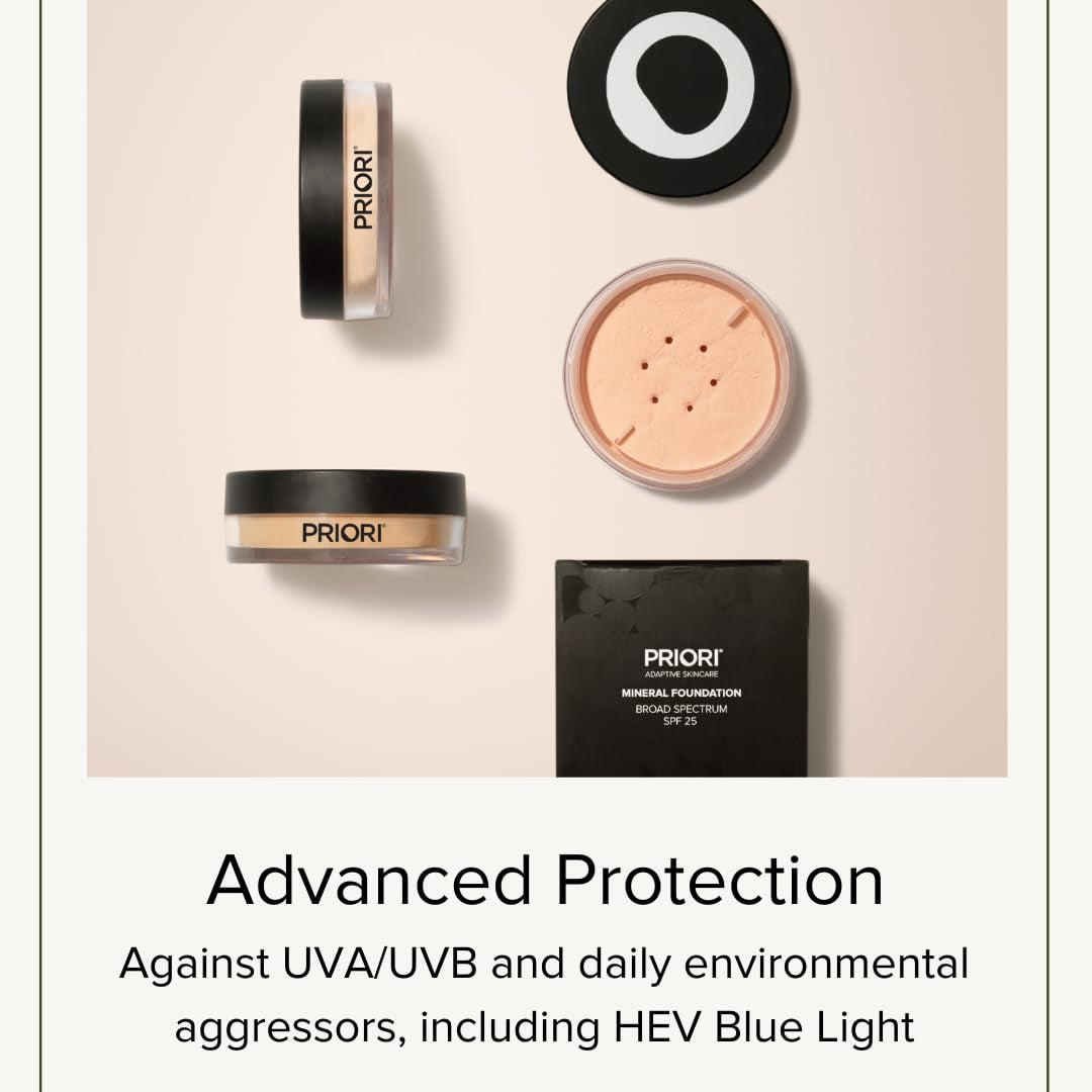 Mineral Foundation, Natural Loose Make up Powder, Sunscreen Protection, Advanced Skin Correction, Recommended for Sensitive Complexion