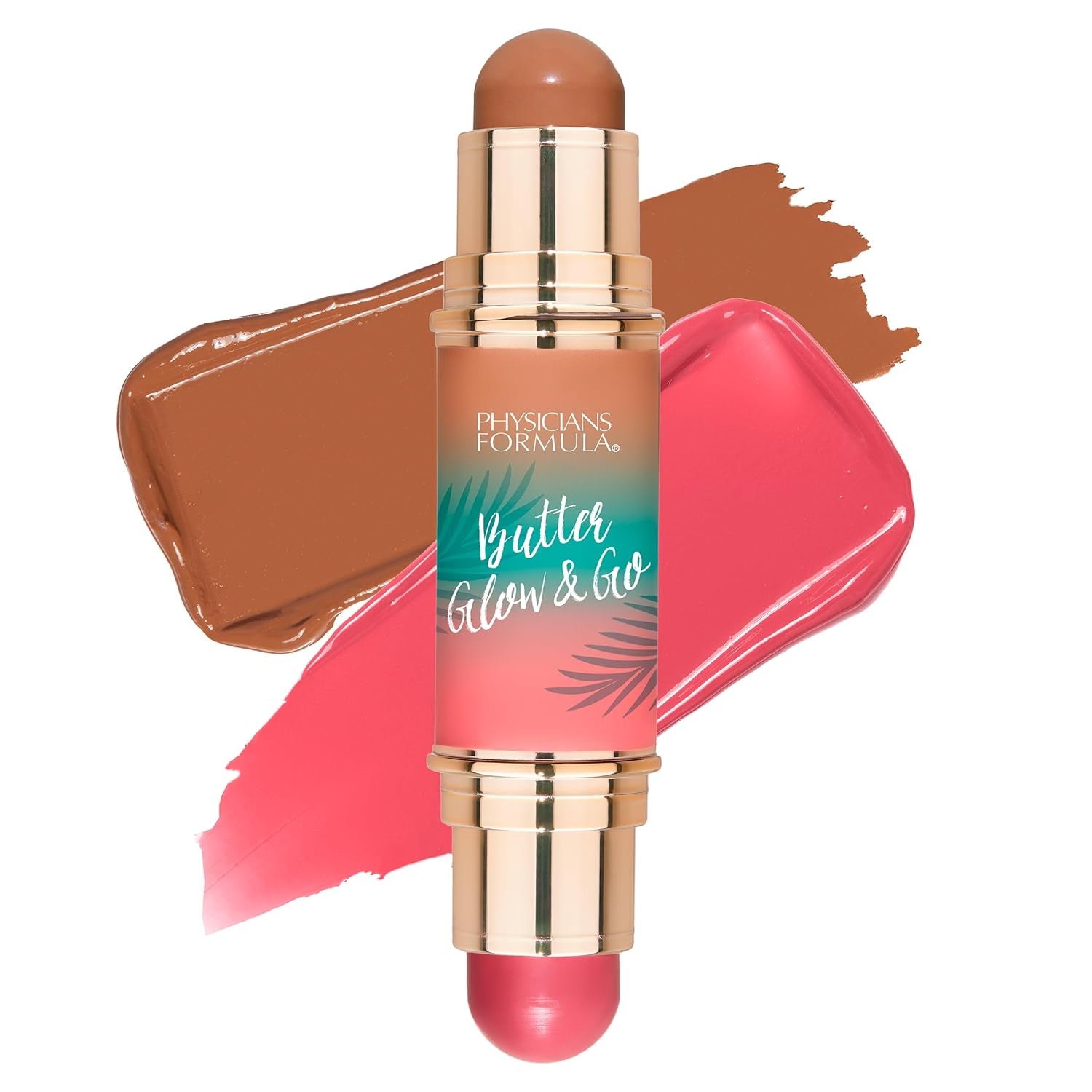 Butter Glow & Go Multiuse Stick, Ultra-Creamy Radiant Finish Formula with Murumuru Butter, Vegan & Cruelty-Free- Sunkissed Rose