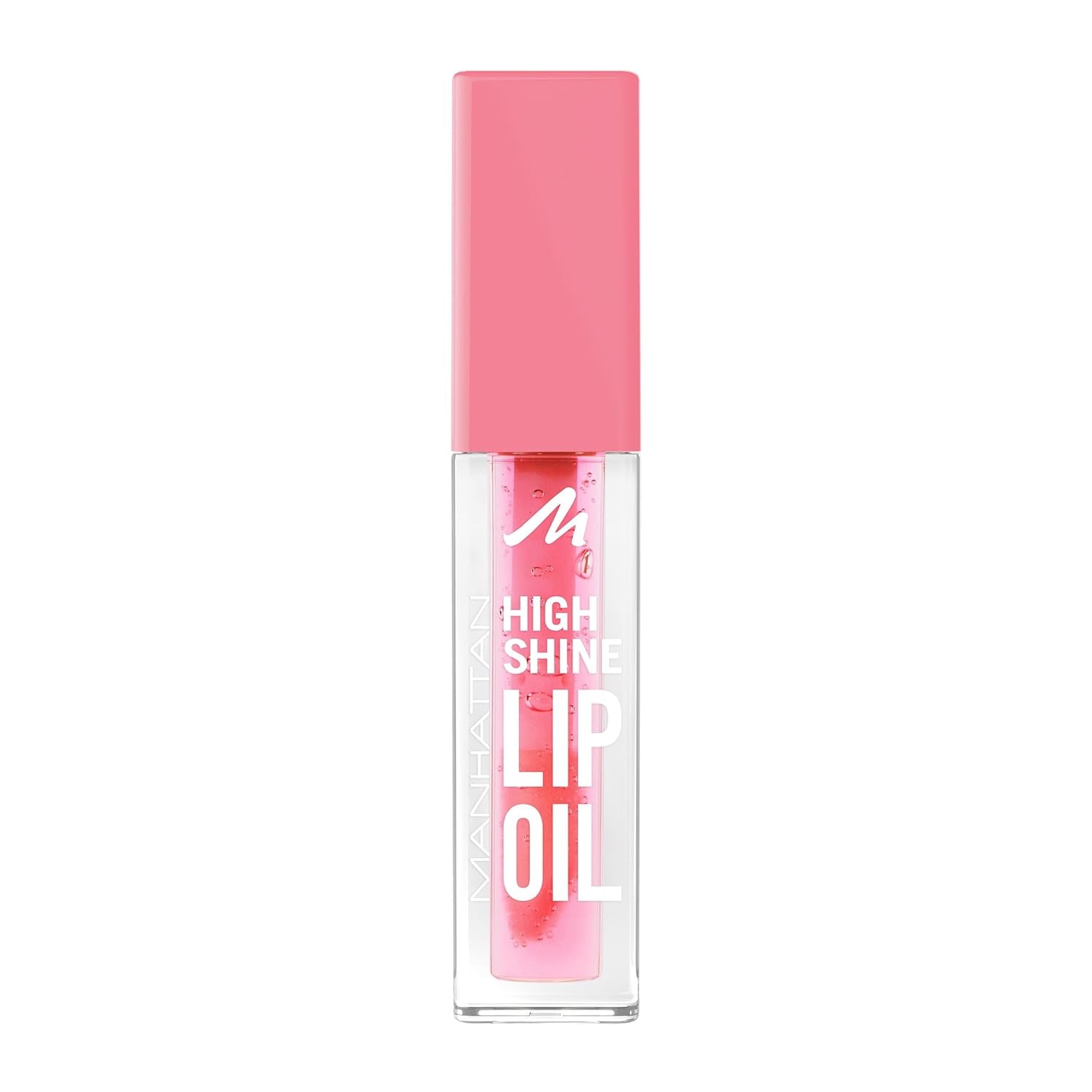 Manhattan High Shine Lip Oil 001 Pink Flush, Intensive Lippenpflege Mit Vitamin E Und Kokosöl Für Ein Natürlich Glänzendes Finish, Vegan