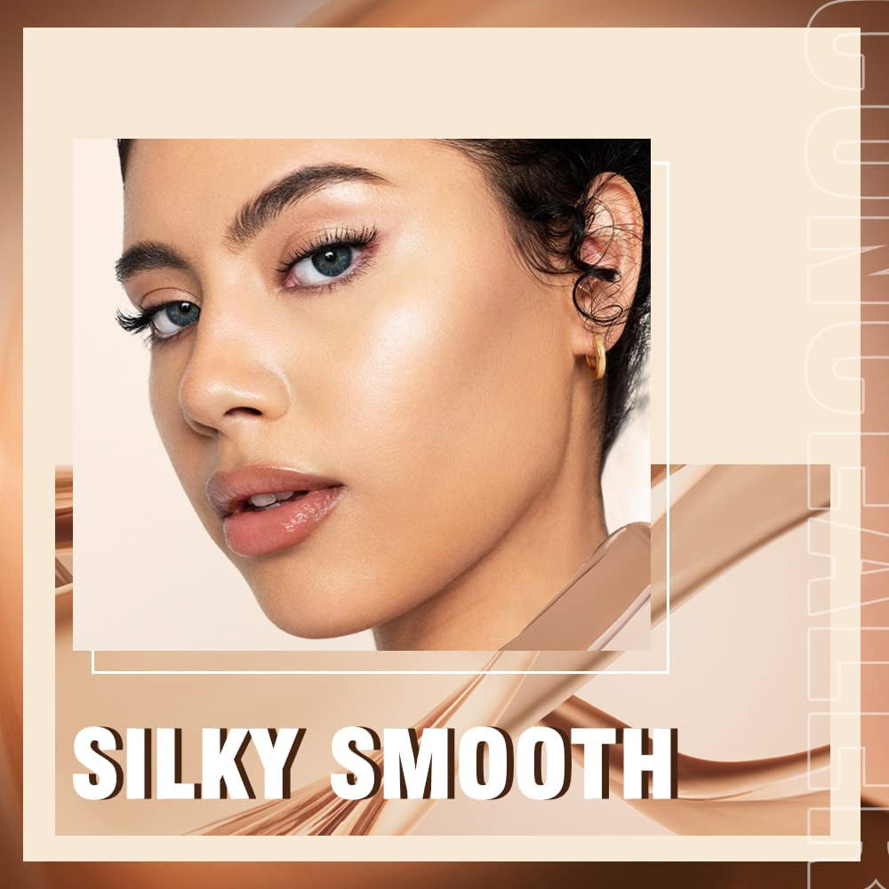 3Pcs Face Make up Set Full Coverage Concealer & Cream Corrector & Pores Gold Primer Set, Poreless Smooth Flawless Makeup Perfect Cover up Blemishes Dark Spots Eye Circles Imperfections