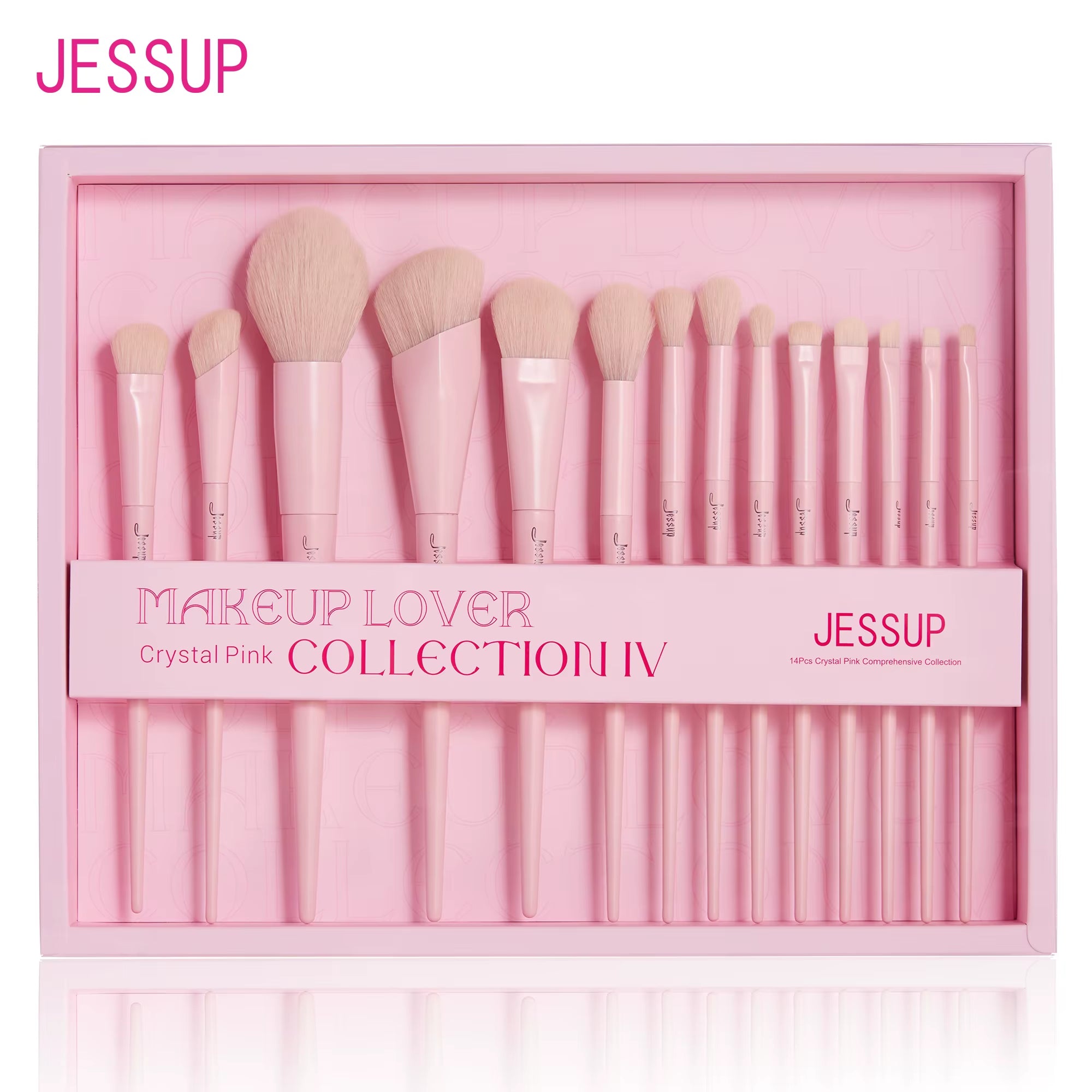 Makeup Brushes 14Pcs, Makeup Brushes Set Contour Foundation Powder Eyeshadow Highlight Blending Concealer Liner T336