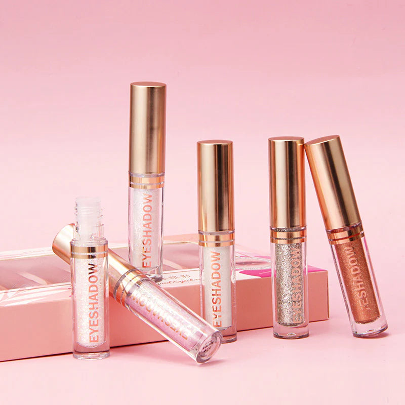 Shimmer Pearl Quick-Dry Glitter Liquid Shadow Kit