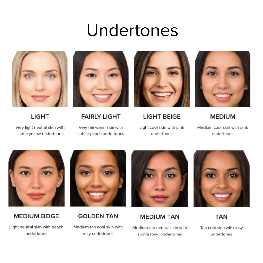 Mineral Foundation, Natural Loose Make up Powder, Sunscreen Protection, Advanced Skin Correction, Recommended for Sensitive Complexion