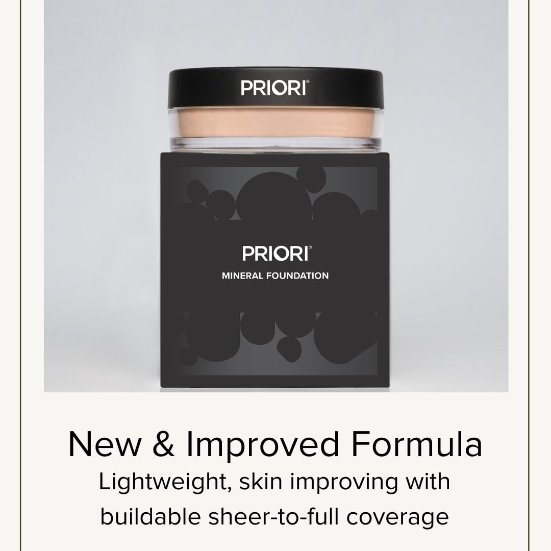 Mineral Foundation, Natural Loose Make up Powder, Sunscreen Protection, Advanced Skin Correction, Recommended for Sensitive Complexion