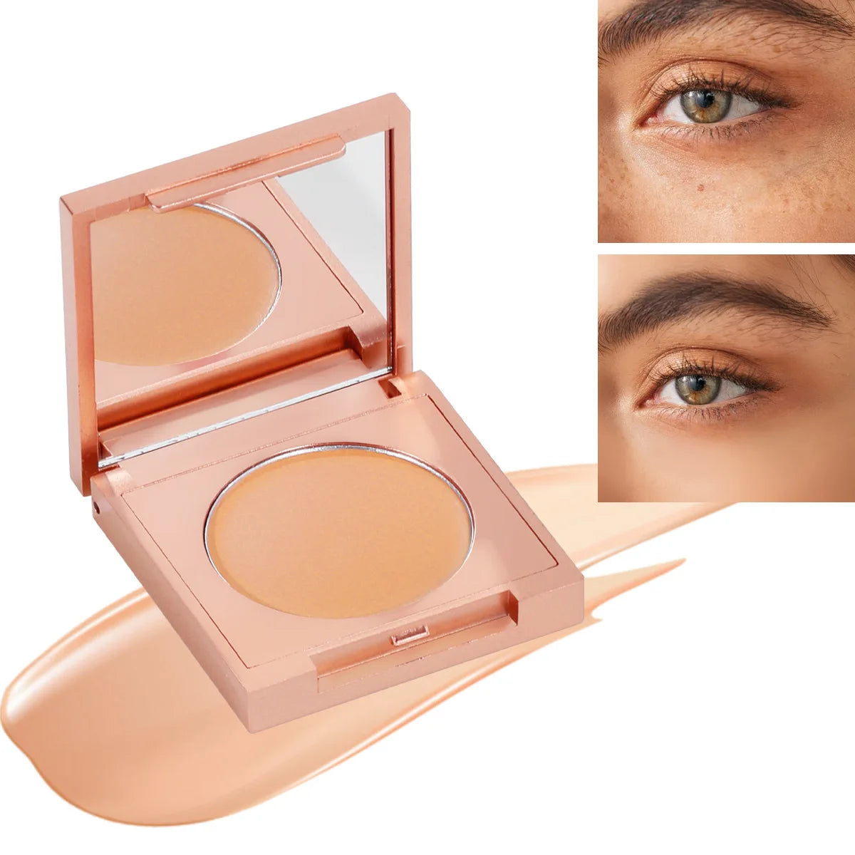 4-in-1 Colored Clay CC Undereye Corrector - Brighten and Perfect Your Look!