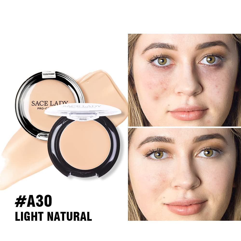 3Pcs Face Make up Set Full Coverage Concealer & Cream Corrector & Pores Gold Primer Set, Poreless Smooth Flawless Makeup Perfect Cover up Blemishes Dark Spots Eye Circles Imperfections